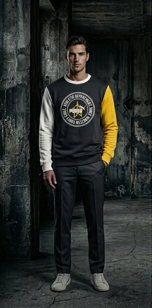 Puma Heritage Colorblock Sweatshirt