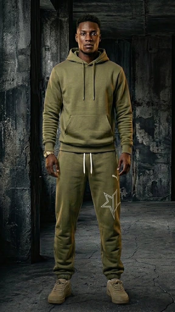 Puma Olive Star Track